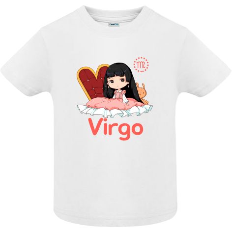 Tricou copii - Virgo - Alb