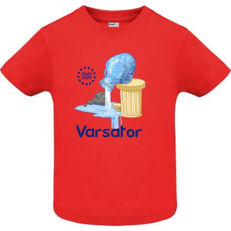 Tricou copii - Varsator - Roșu