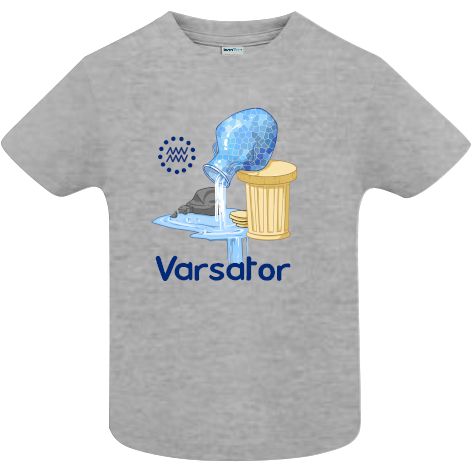Tricou copii - Varsator - Gri sport
