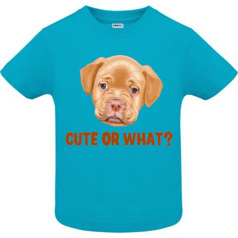 Tricou copii - Cute Or What - Albastru atol