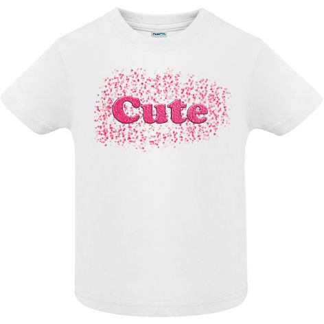 Tricou copii - Cute Pt - Alb