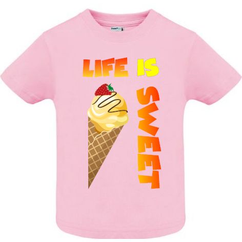 Tricou copii - Life-Is-Sweet - Roz