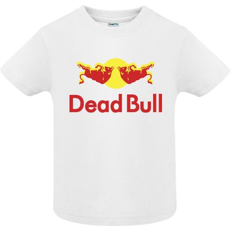 Tricou copii - Dead-Bull - Alb