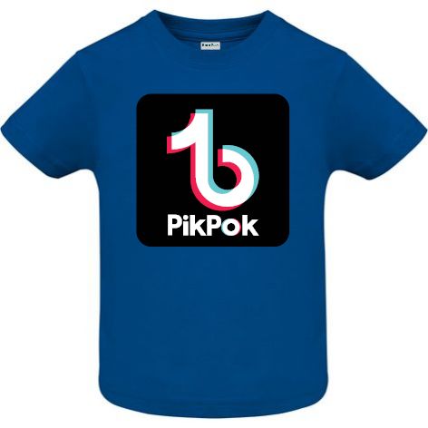 Tricou copii - Pik-Pok - Albastru