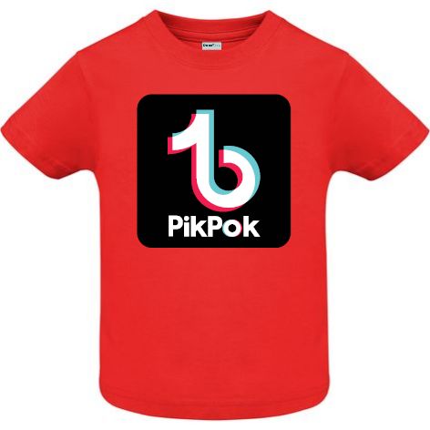 Tricou copii - Pik-Pok - Roșu