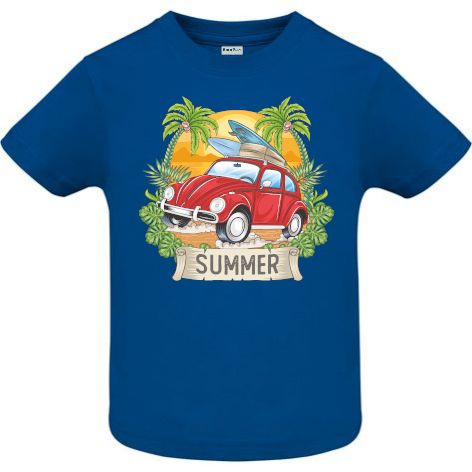 Tricou copii - Summer - Albastru