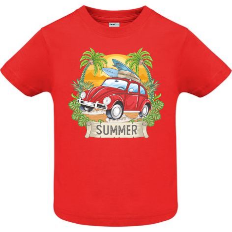Tricou copii - Summer - Roșu