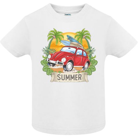 Tricou copii - Summer - Alb