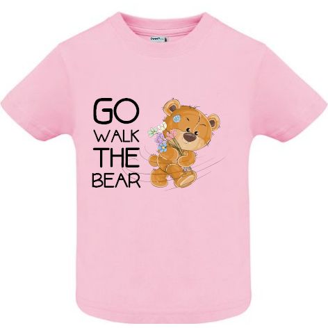 Tricou copii - Walk The Bear - Roz