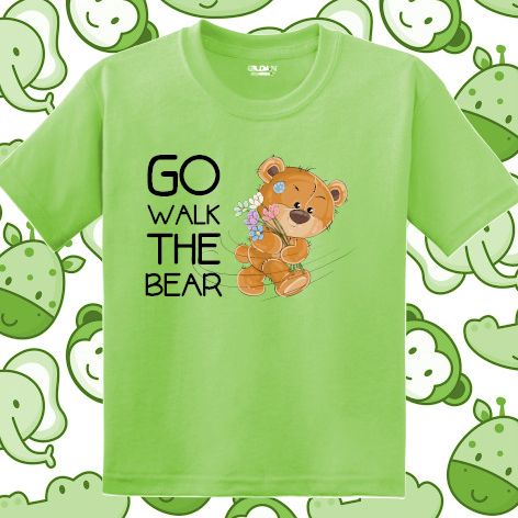 Tricou copii - Walk The Bear
