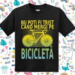 Tricou copii - Trist Bicicleta