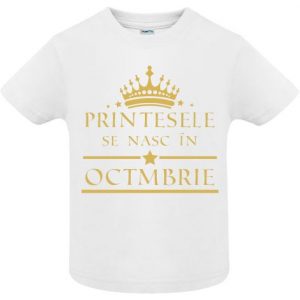 Tricou copii - Printese Octombrie