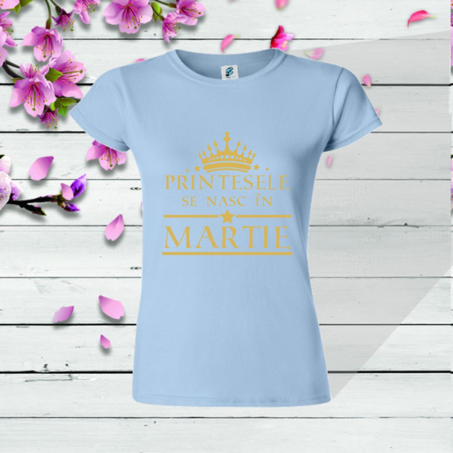 Tricou damă - Prințesele se nasc în martie