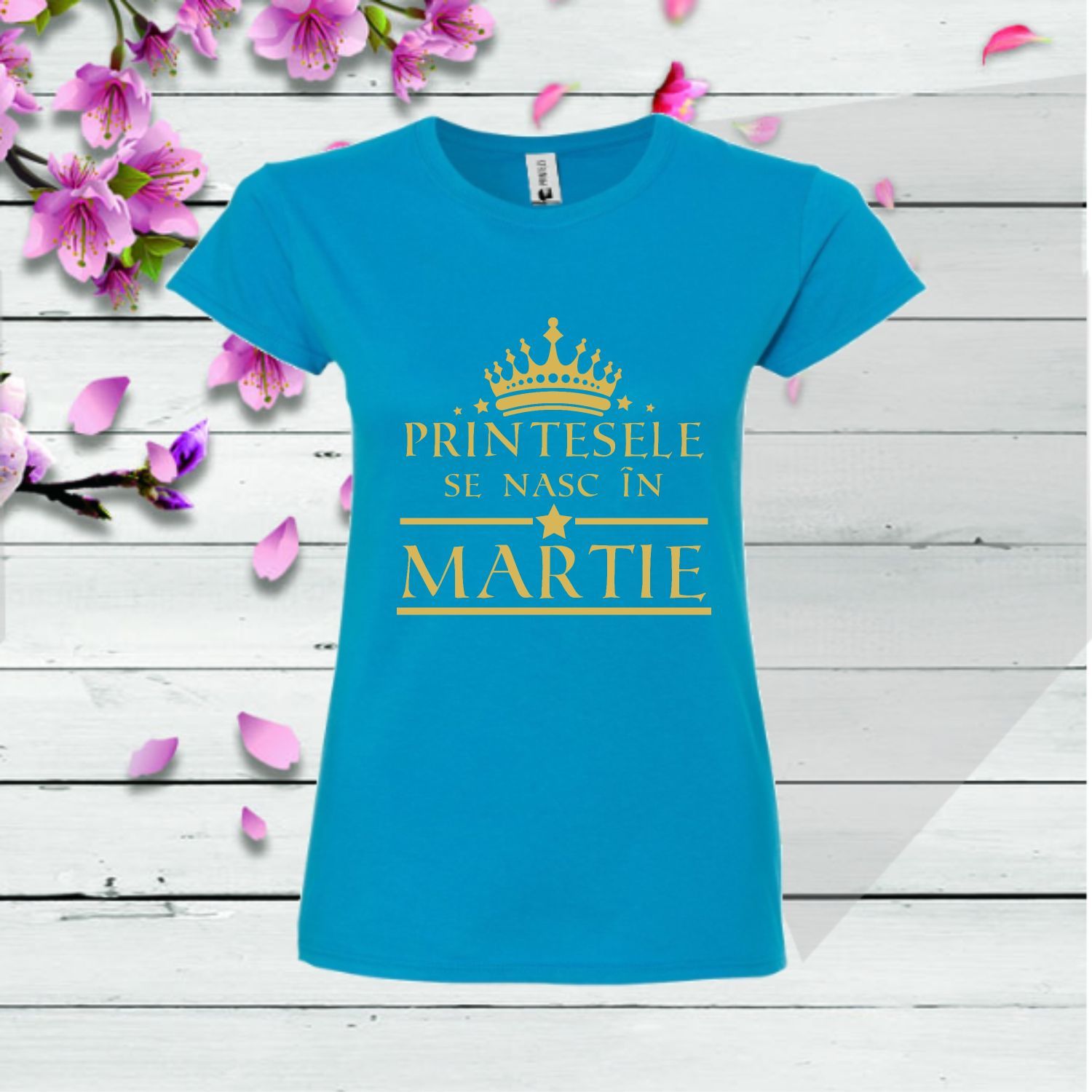 Tricou damă - Prințesele se nasc în martie