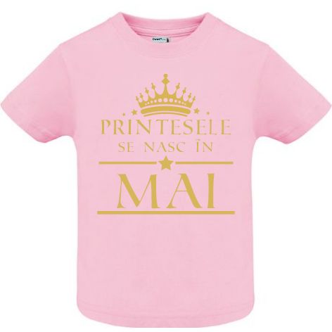 Tricou copii - Printese Mai - Roz