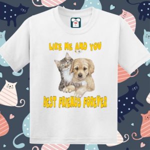 Tricou copii - Dog Cat Best Friends