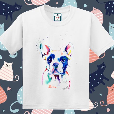 Tricou copii - Pop Art Bulldog