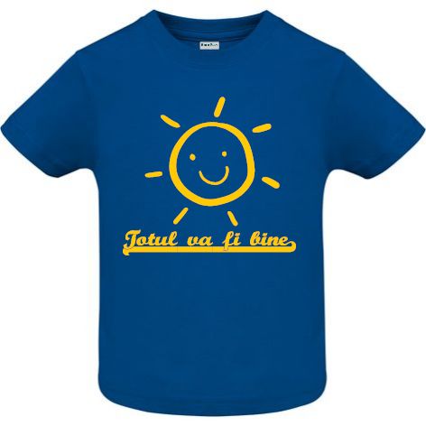Tricou copii - Bine - Albastru