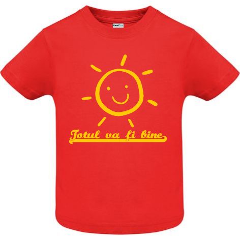 Tricou copii - Bine - Roșu
