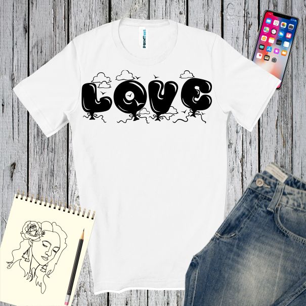 Tricou barbati LOVE BALLON