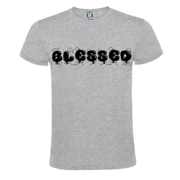 Tricou gri sport barbati BLESSED BALLON