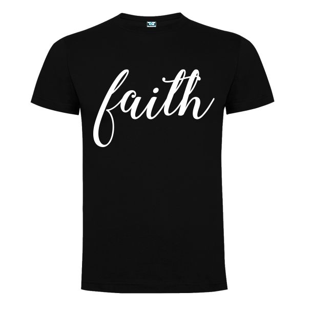 Tricou negru barbati FAITH