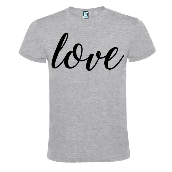 Tricou gri sport barbati LOVE