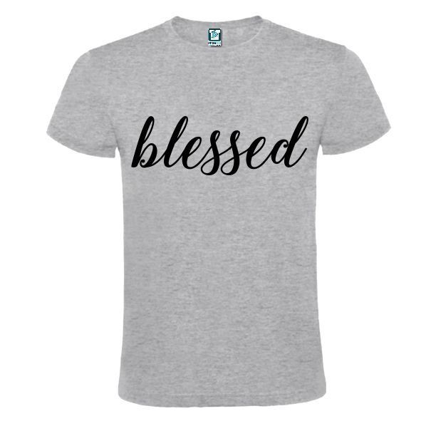Tricou gri sport barbati BLESSED