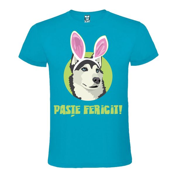 Tricou albastru atol barbati HUSKY DE PASTE