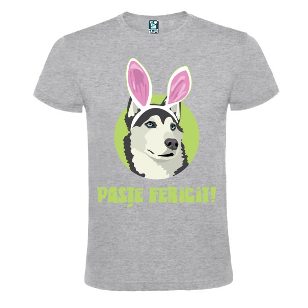 Tricou gri sport barbati HUSKY DE PASTE