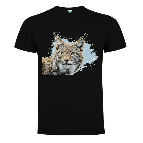 Tricou negru barbati LYNX