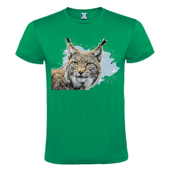 Tricou verde barbati LYNX