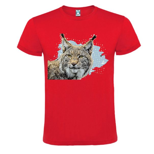 Tricou rosu barbati LYNX