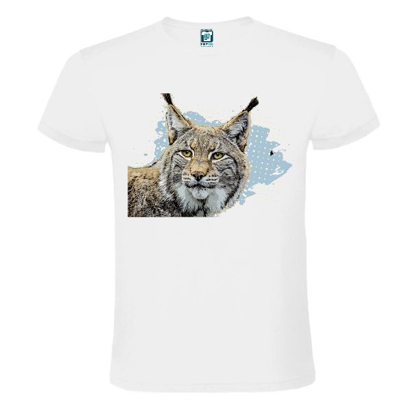 Tricou alb barbati LYNX