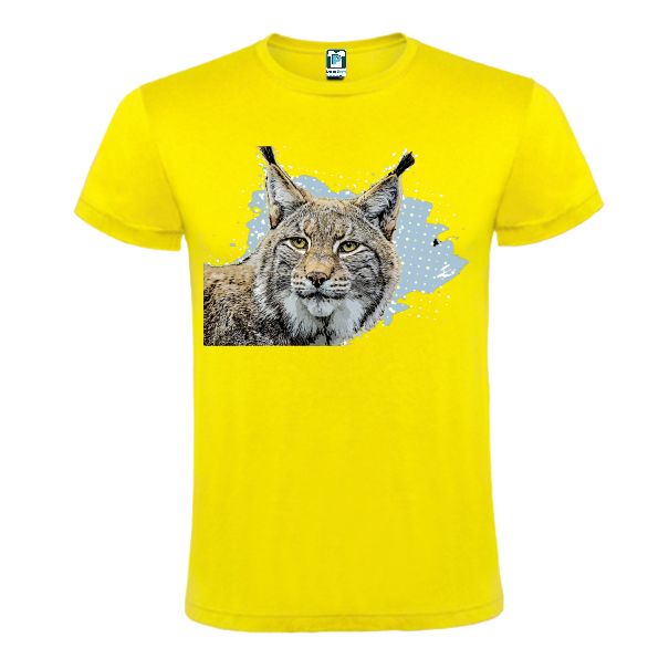 Tricou galben barbati LYNX