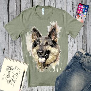 Tricou barbati CIOBANESC GERMAN