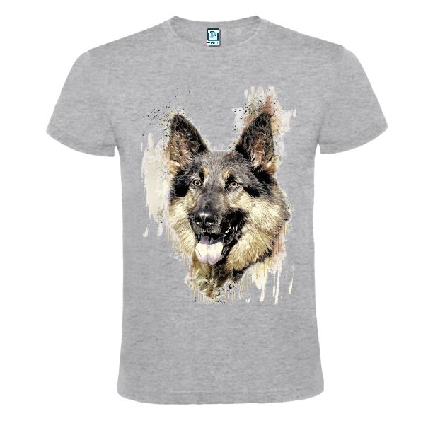 Tricou gri sport barbati CIOBANESC GERMAN