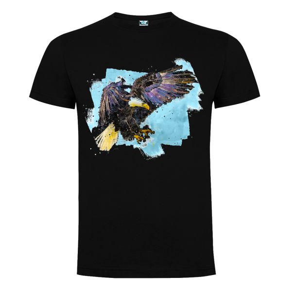 Tricou negru barbati VULTUR
