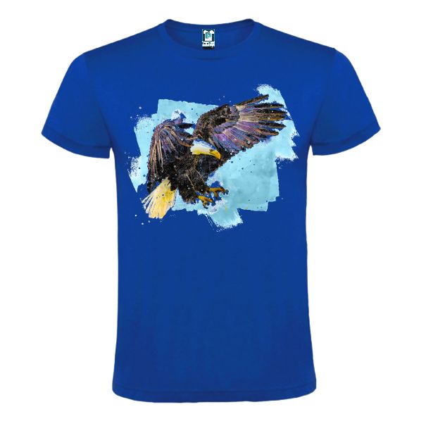 Tricou albastru barbati VULTUR