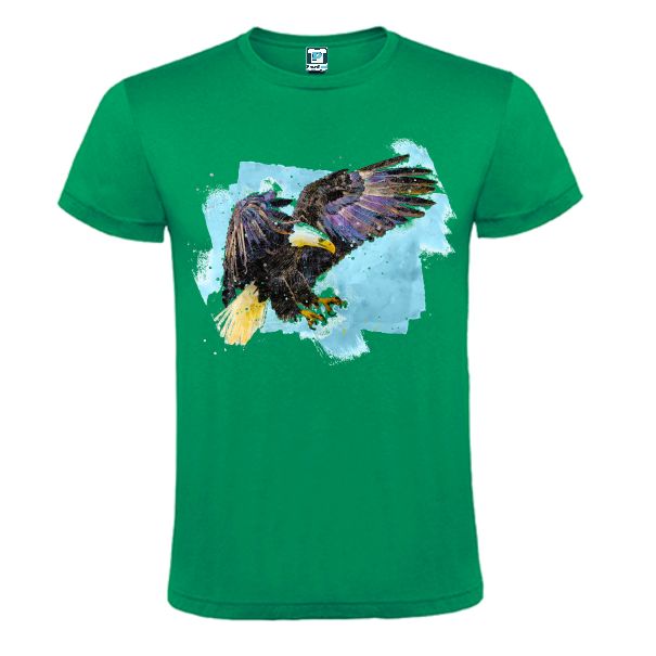 Tricou verde barbati VULTUR