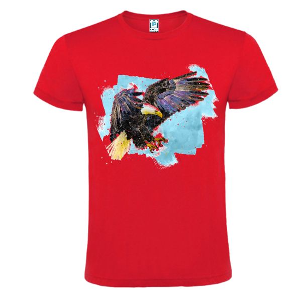 Tricou rosu barbati VULTUR