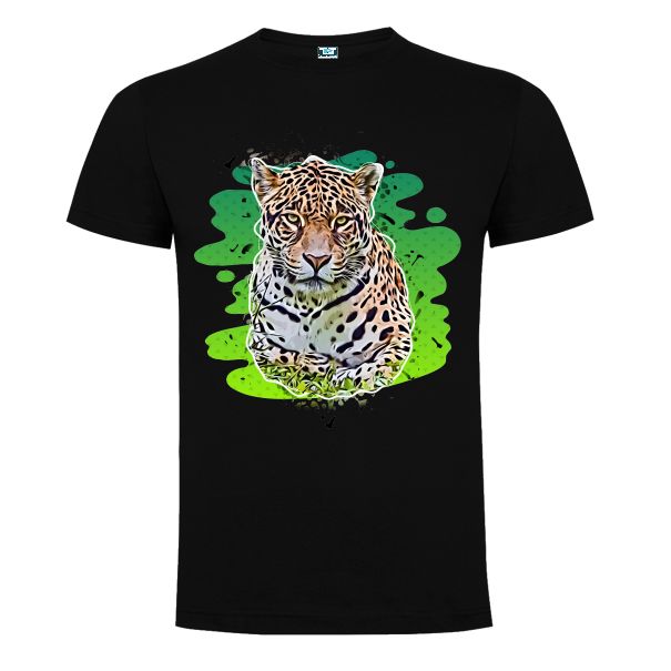 Tricou nergu barbati LEOPARD