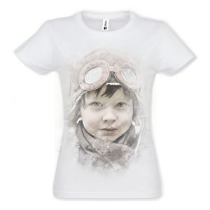 Tricou damă - Micul aviator