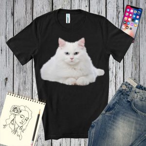 Tricou barbati PISICA ALBA STAND