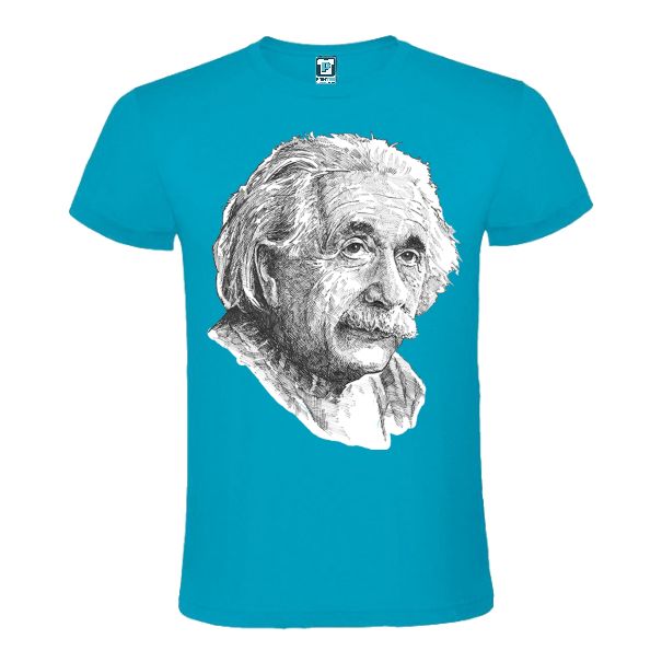 Tricou albastru atol barbati EINSTEN PORTRET