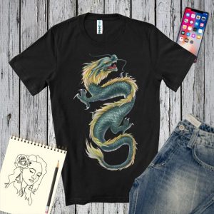 Tricou barbati DRAGONUL CHINEZESC DE APA