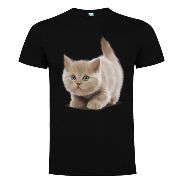 Tricou negru barbati MOTANAS LA PANDA