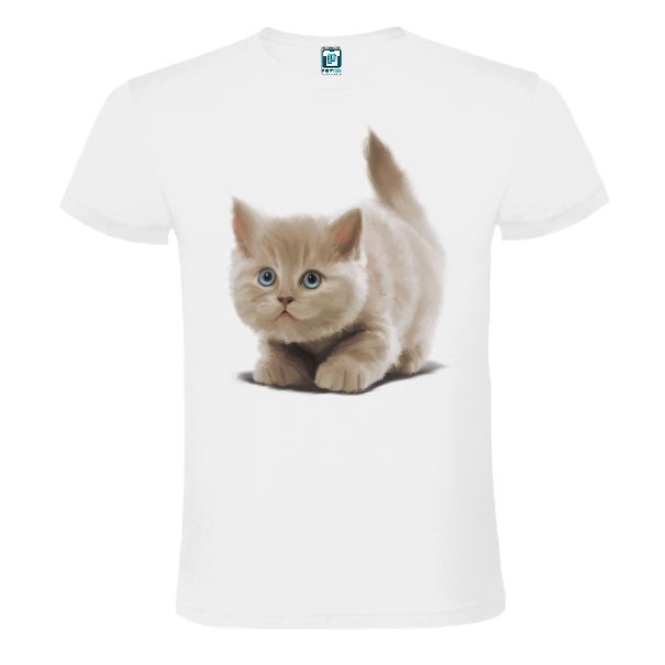 Tricou alb barbati MOTANAS LA PANDA