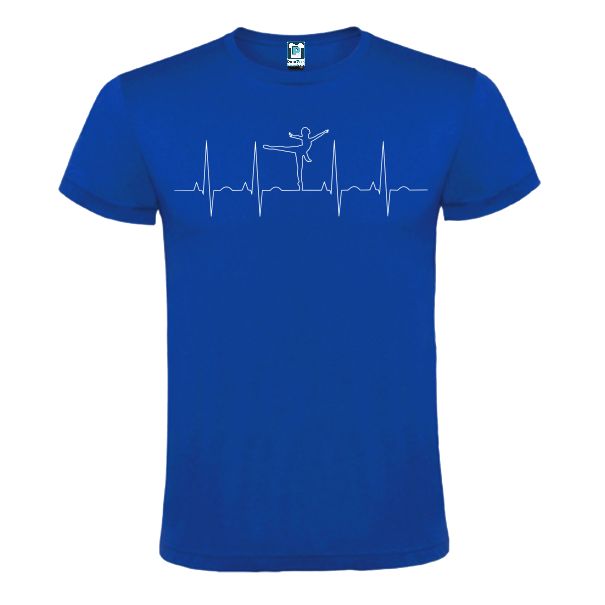 Tricou albastru barbati DANCE EKG