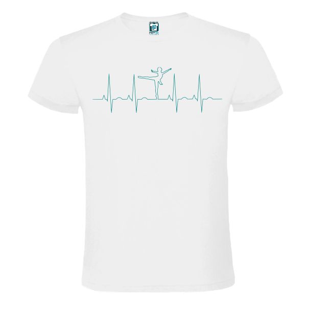 Tricou alb barbati DANCE EKG